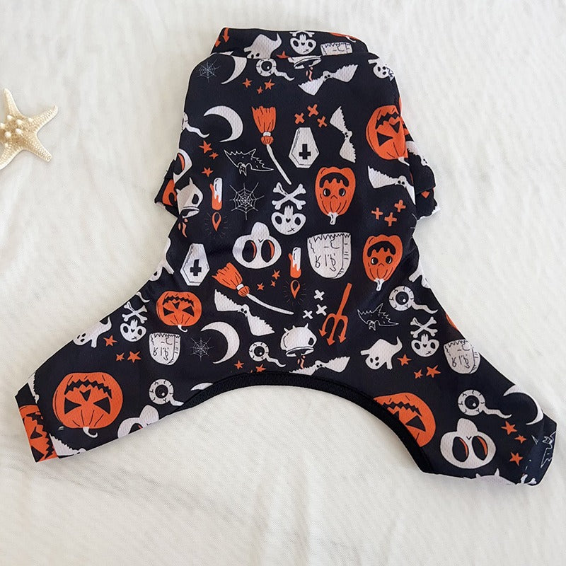 Halloween Pumpkin Skull Coat