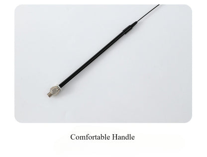 Interactive Steel Wire Feather Bell Cat Stick