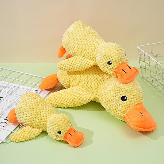 Yellow Duck Teeth-Grinding Toy