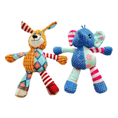 Teeth-Grinding Sounding Pet Plush Toy