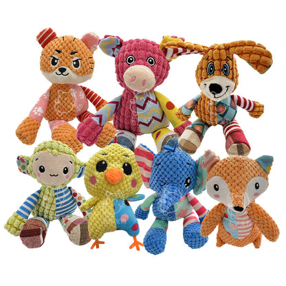 Teeth-Grinding Sounding Pet Plush Toy