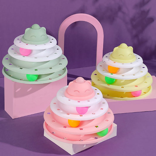 Three-Layer Turntable Cat Toy