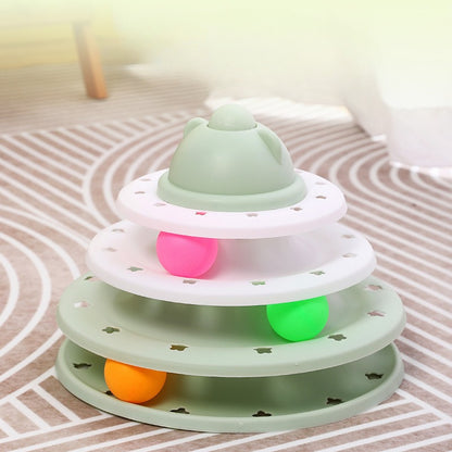 Three-Layer Turntable Cat Toy