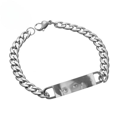 Custom Laser Engraving Pet Eye photo Bracelet