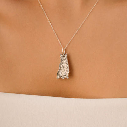 925 Silver Pet Engraved Pendant