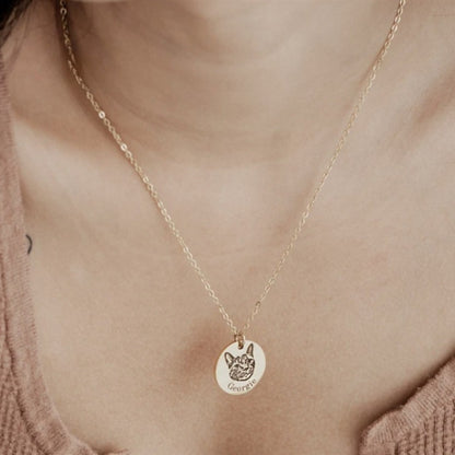 Personalized Engraved Titianium Necklace