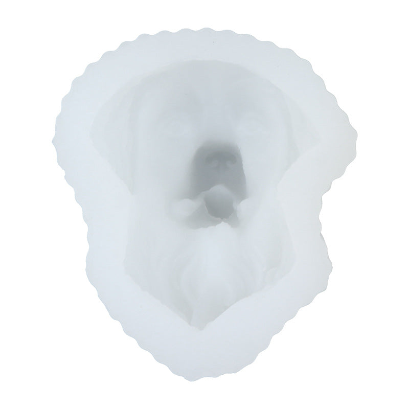 Adorable Dog Head Figure