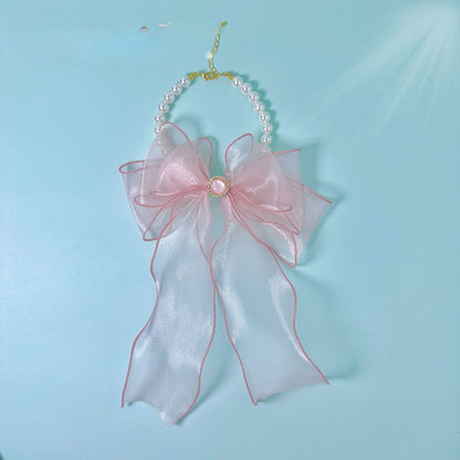 Double Layer Bamboo & Pearl Necklace