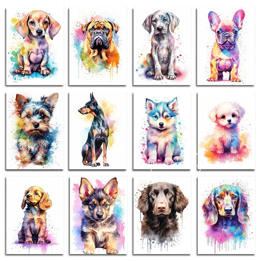 Pet Oil Painting on Canvas Print