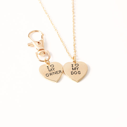 I love My Owner & love My Dog Necklace