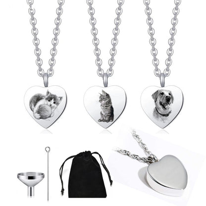 Custom Heart-Shaped Urn Pendant