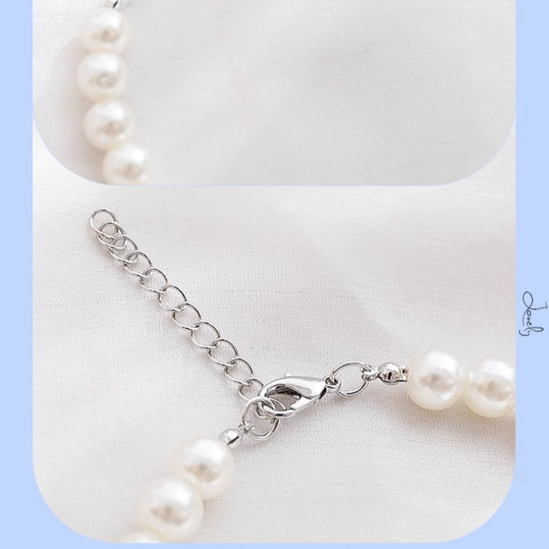 Blue Bowtie Necklace