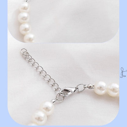 Blue Bowtie Necklace