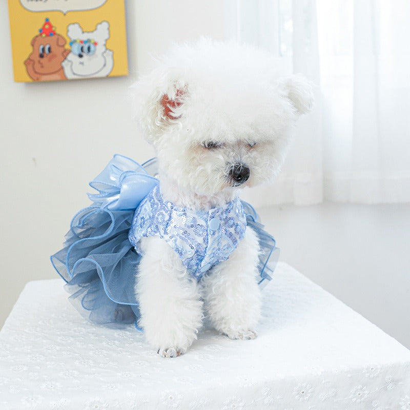 Blue Galaxy Wedding Dress